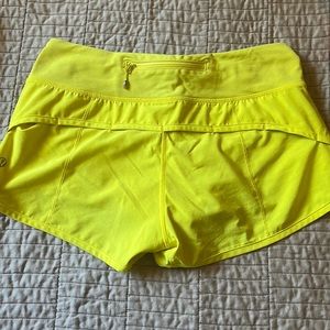 Lululemon speed shorts